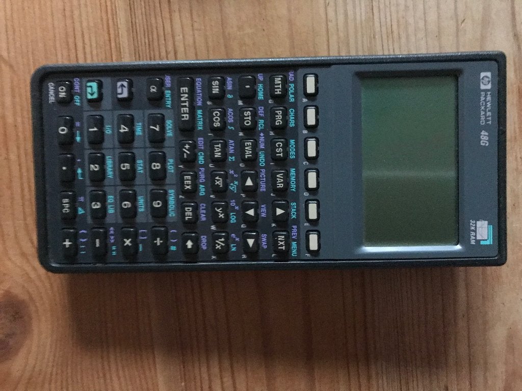 Calculatrice programmable HP 48G, Enlèvement, Calculatrices graphique, Comme neuf