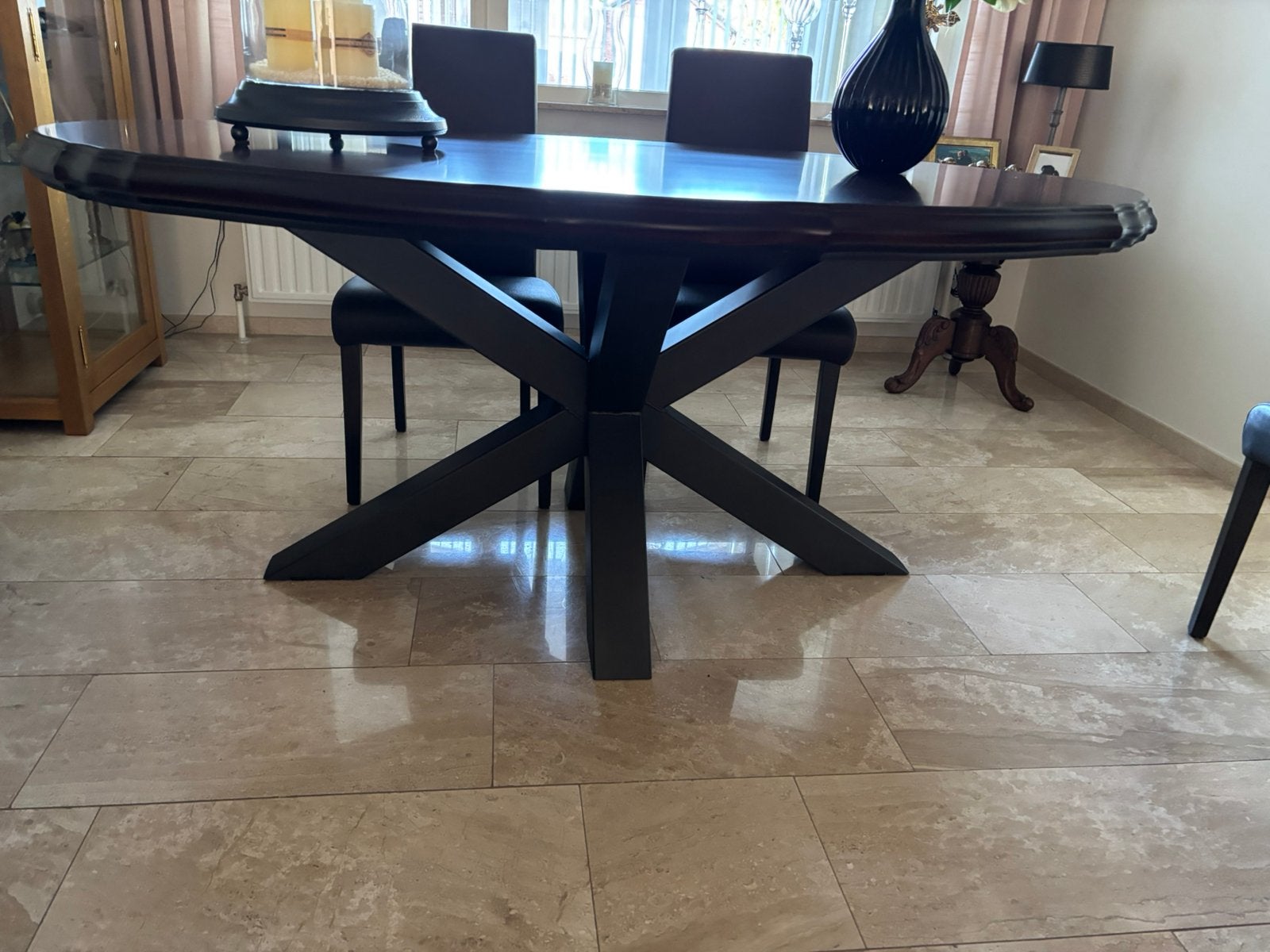 Belle grande table ovale ÉTAT NEUF, Enlèvement, Neuf