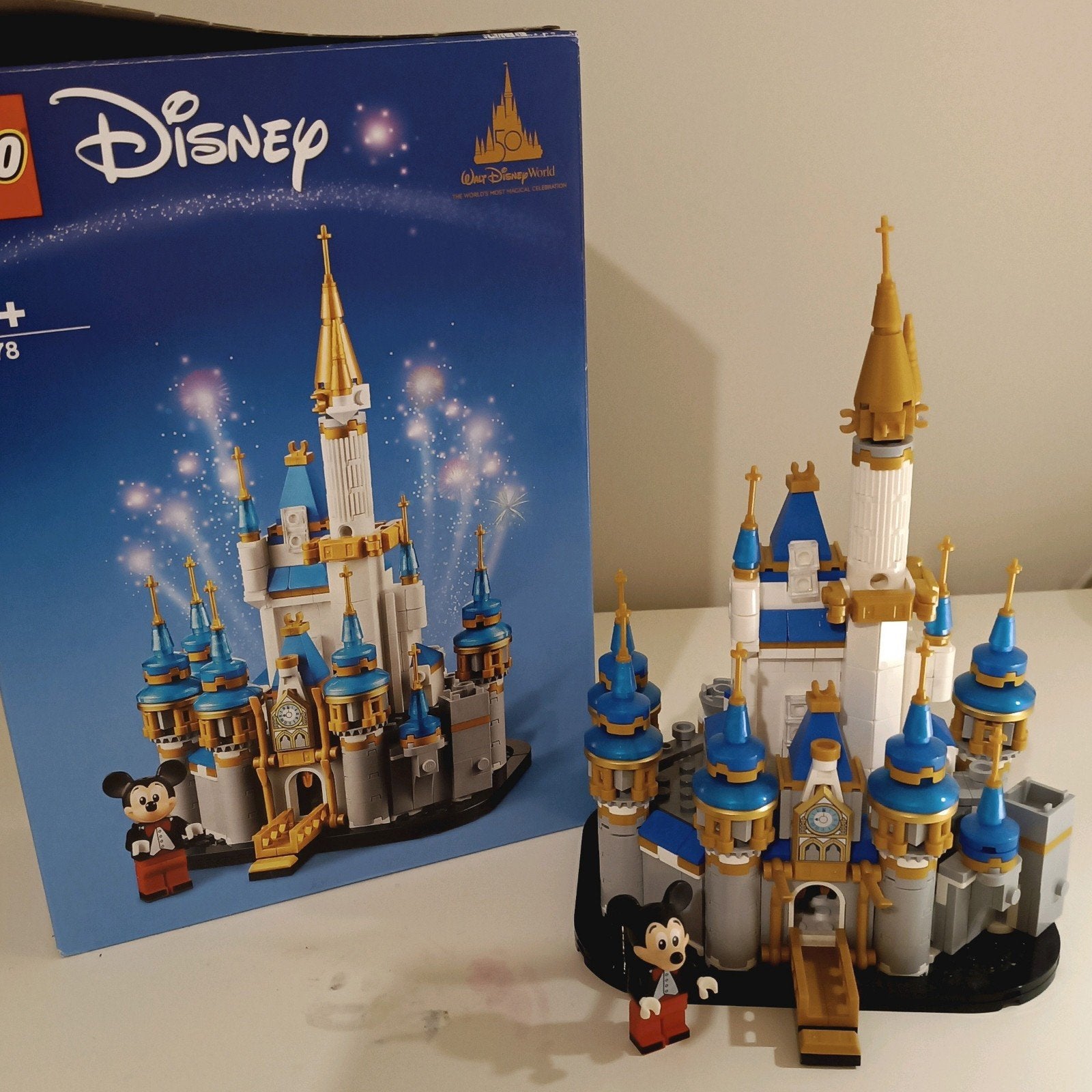 Disney kasteel, Ophalen, Inclusief instructies, Lego, Zo goed als nieuw