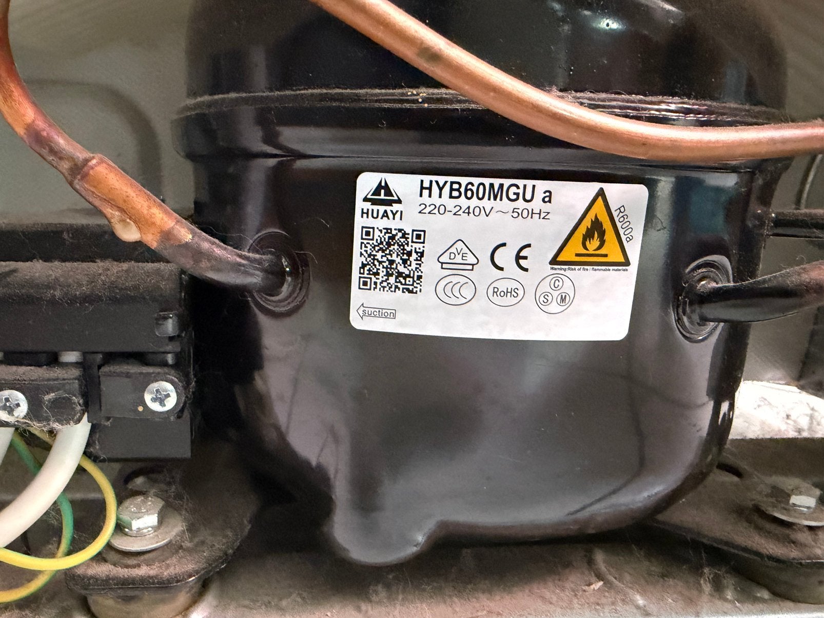 Moteur frigo fonctionnel, Electroménager, Enlèvement ou Envoi, Utilisé