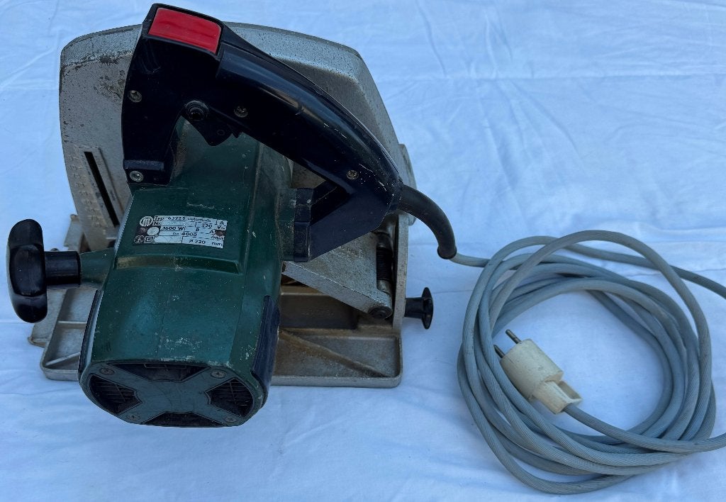 Scie circulaire plongeante Metabo 6322s, Enlèvement ou Envoi, 1200 watts ou plus, 70 mm ou plus, Utilisé
