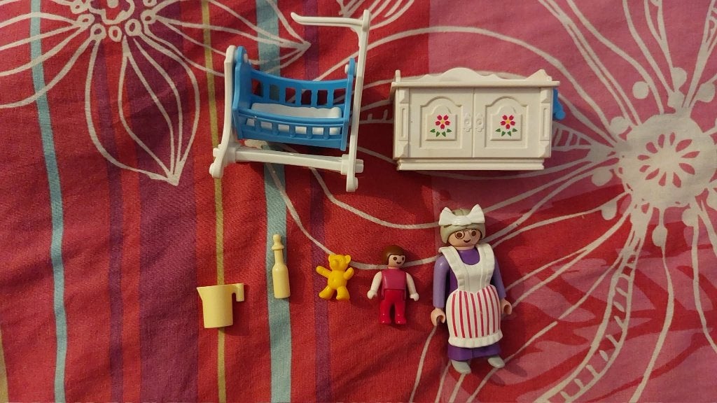 Playmobil lot chambre bébé nounou, Enlèvement, Utilisé