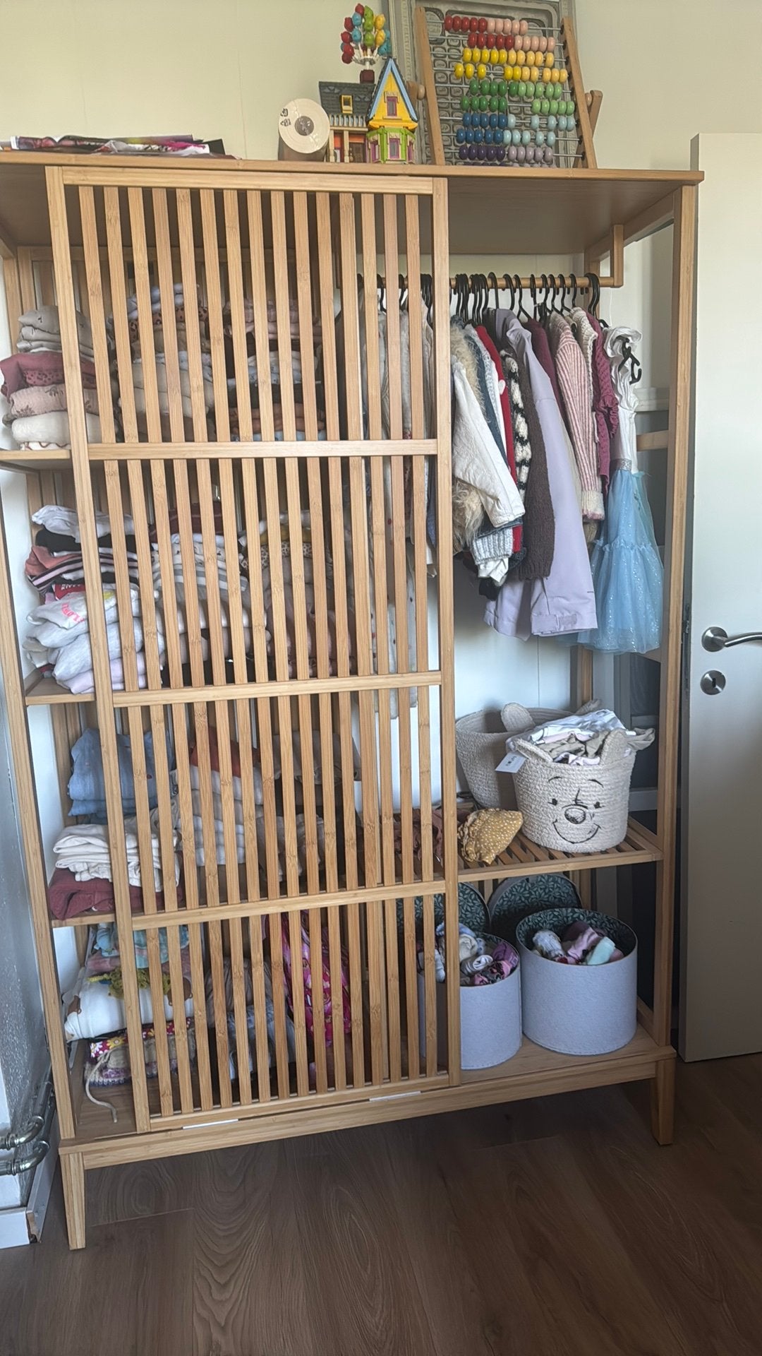 Bamboe kast Ikea, Huis en Inrichting, Ophalen, Zo goed als nieuw