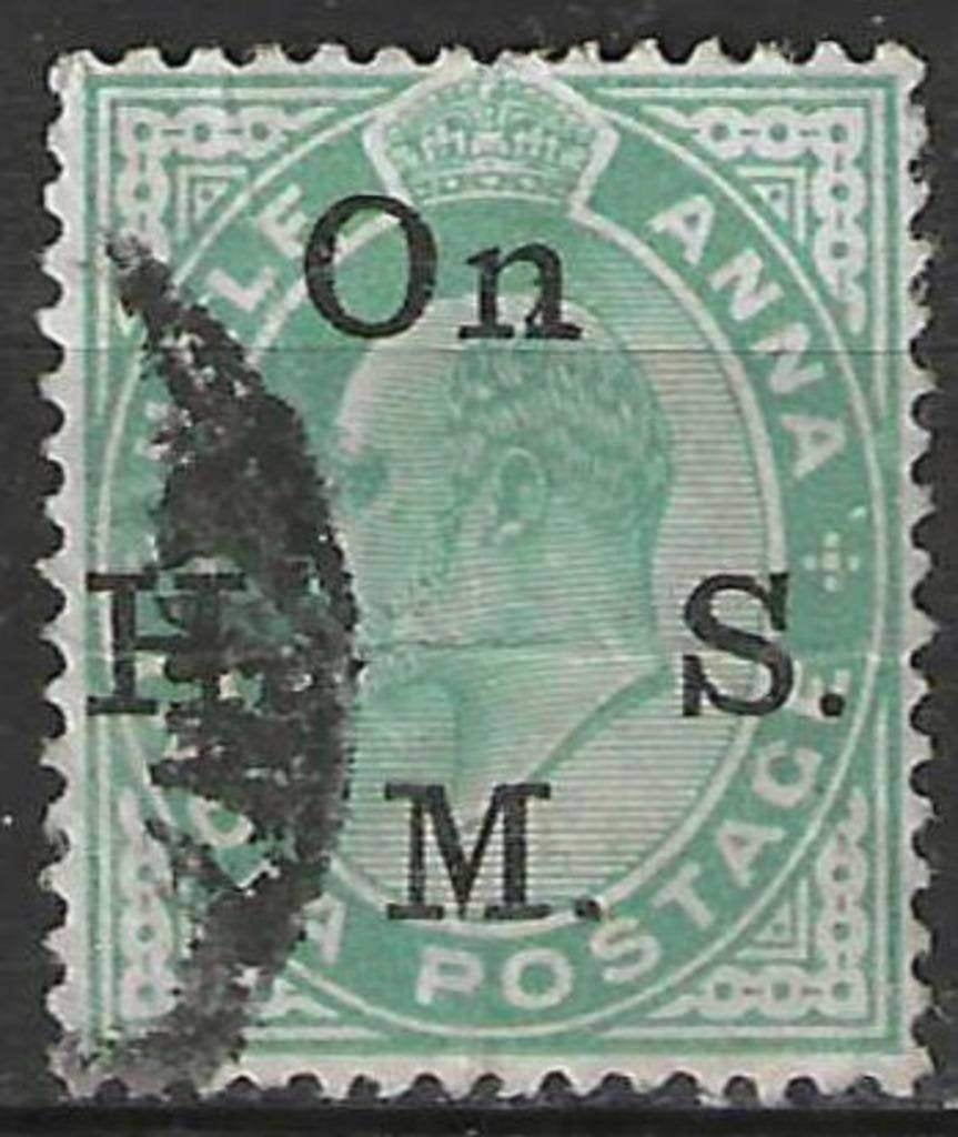 Brits-India 1902/1909 - Yvert 40SE - Koning Edward VII (ST), Postzegels en Munten, Verzenden, Gestempeld