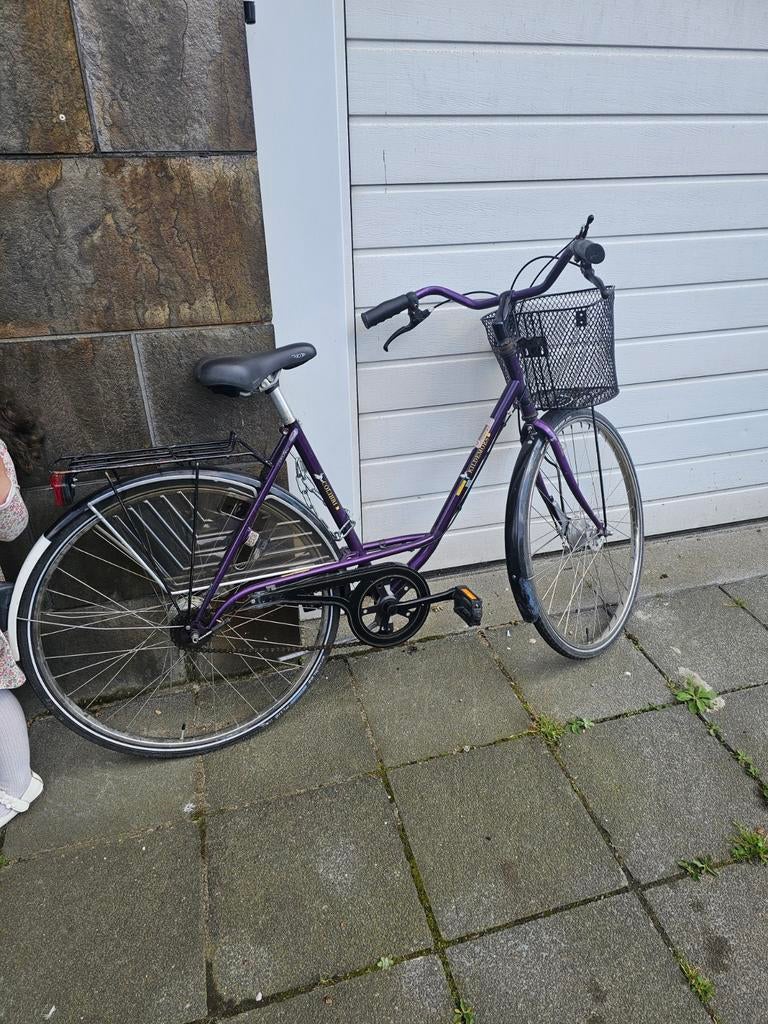 Fiets met mandje, Ophalen