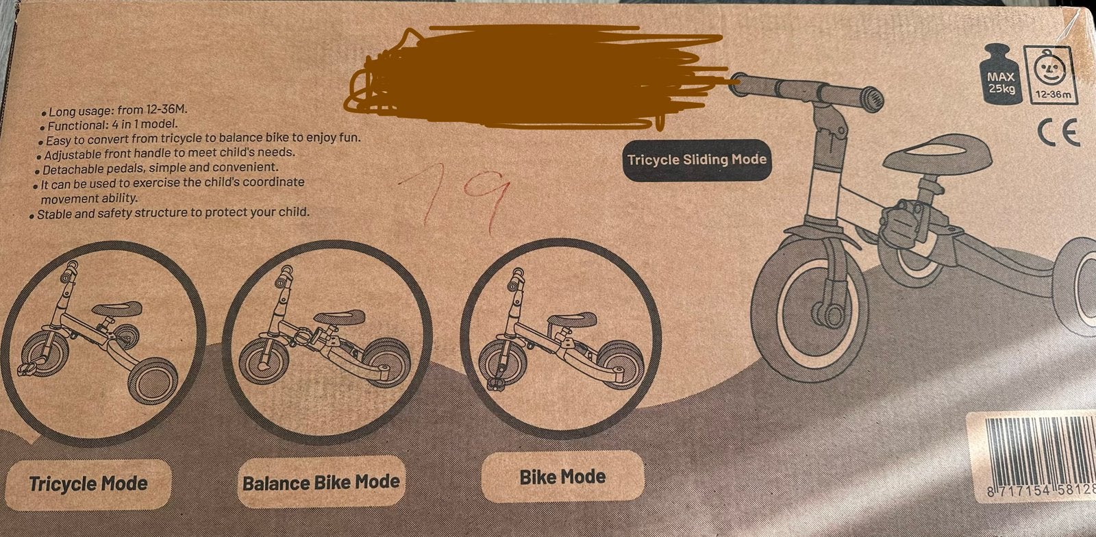 Loopfiets NIEUW!!!!, Ophalen, Loopfiets