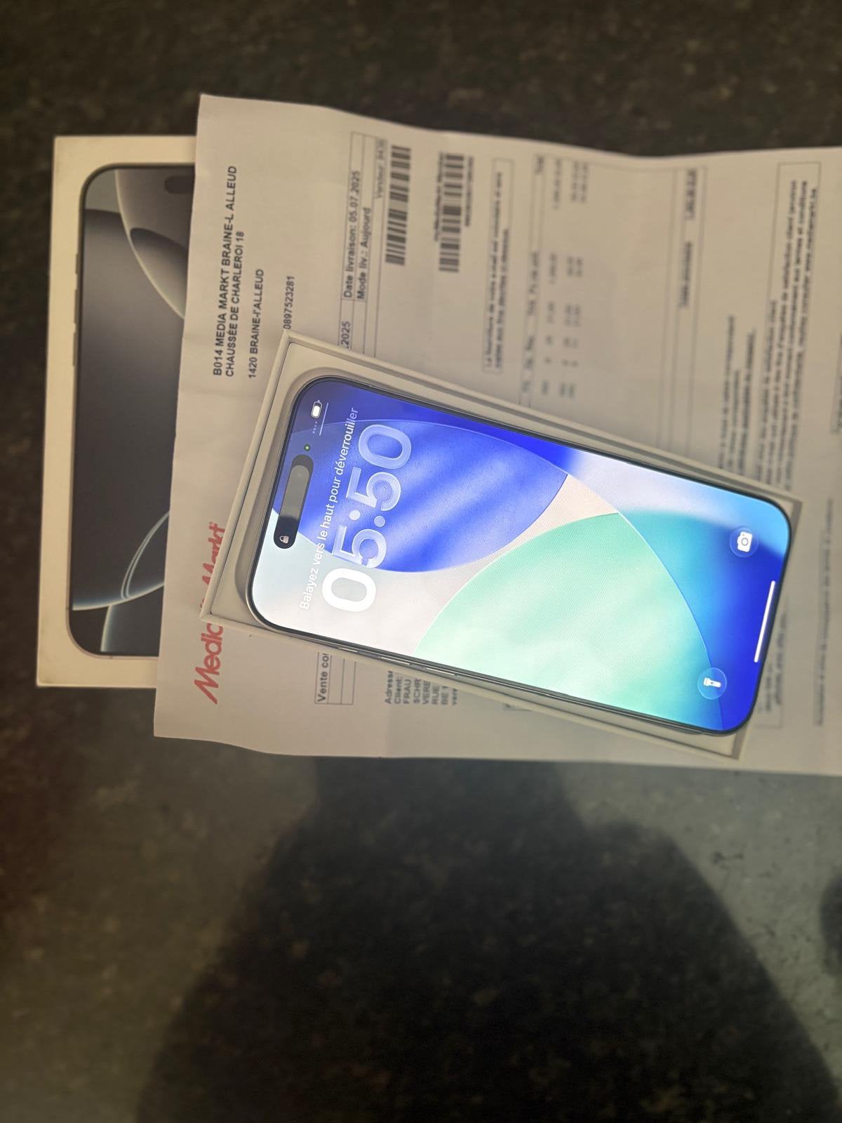Iphone 16 pro max, Telecommunicatie, Ophalen of Verzenden, Zo goed als nieuw, 256 GB, IPhone 16