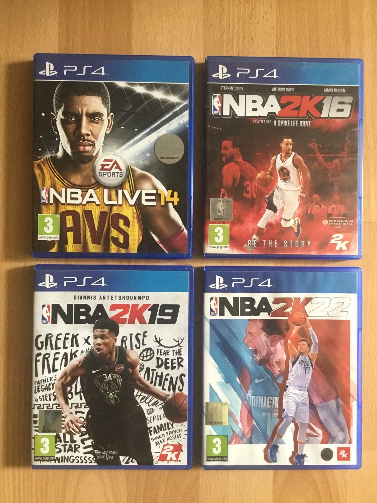 PS4 games NBA, Enlèvement ou Envoi