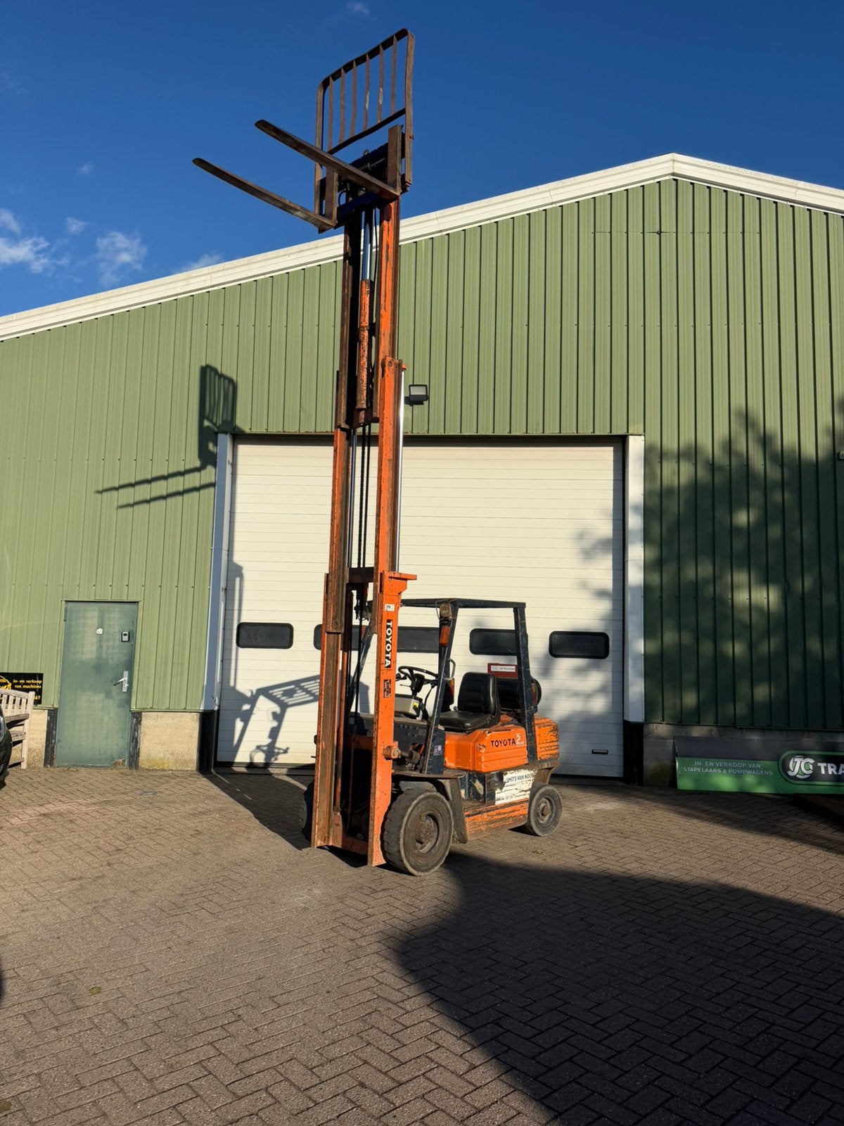 Te koop heftruck toyota 2,5 t triplo sideshift op gas, Ophalen