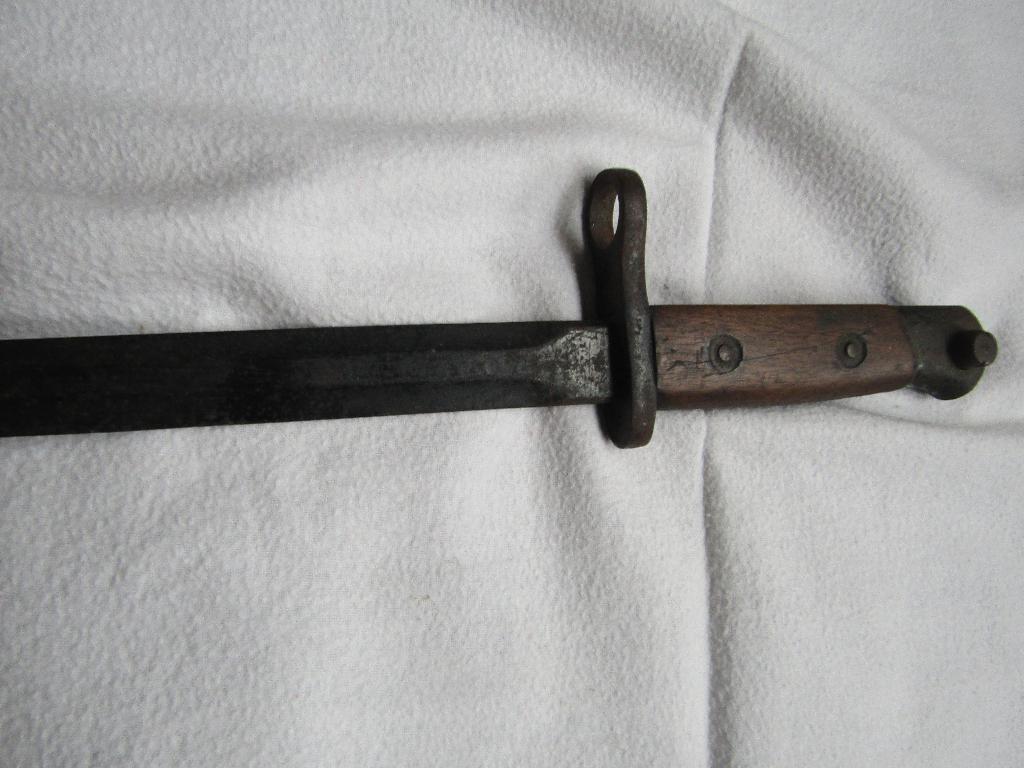 Ancienne "BAÏONNETTE BELGE" modèle 1907, Collections, Objets militaires | Général, Enlèvement ou Envoi, Armée de terre, Couteau ou Poignard