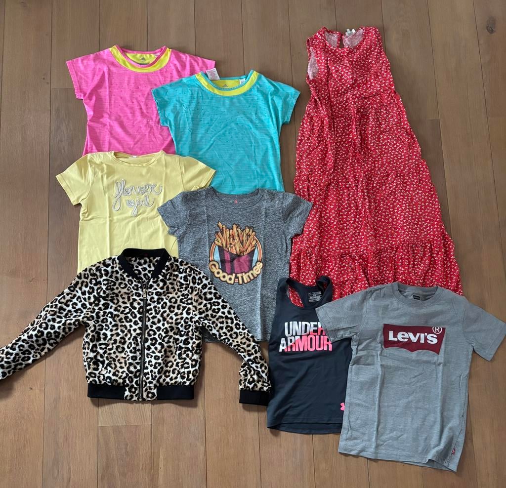 Kinderkleding meisjes maat 140 28st!, Ophalen, Zo goed als nieuw, Maat 140