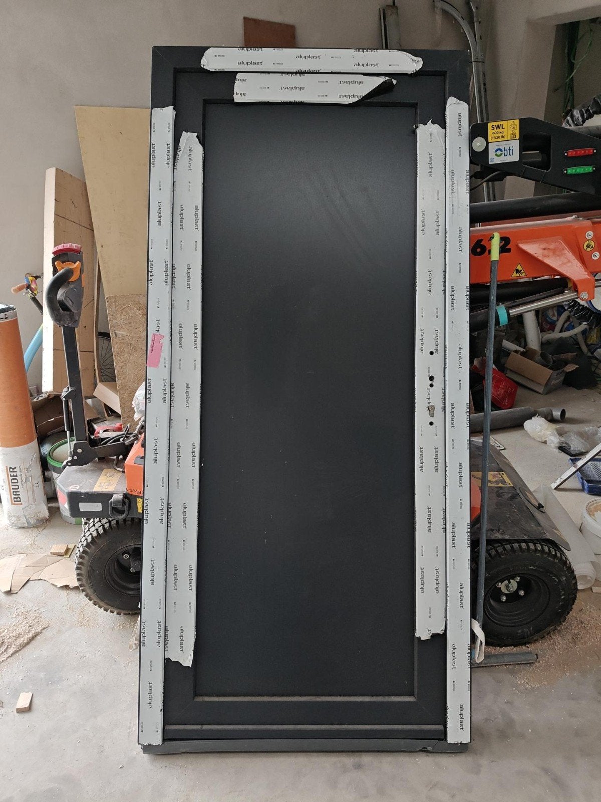 Nouvelle porte extérieure en PVC 208  97 cm — Extérieur ant, Bricolage & Construction, Fenêtres & Moustiquaires, Neuf, Porte extérieure