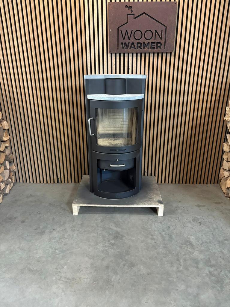 26052 Houtkachel met speksteen abc pejs, Huis en Inrichting, Kachels, Ophalen, Gebruikt, Houtkachel, Vrijstaand