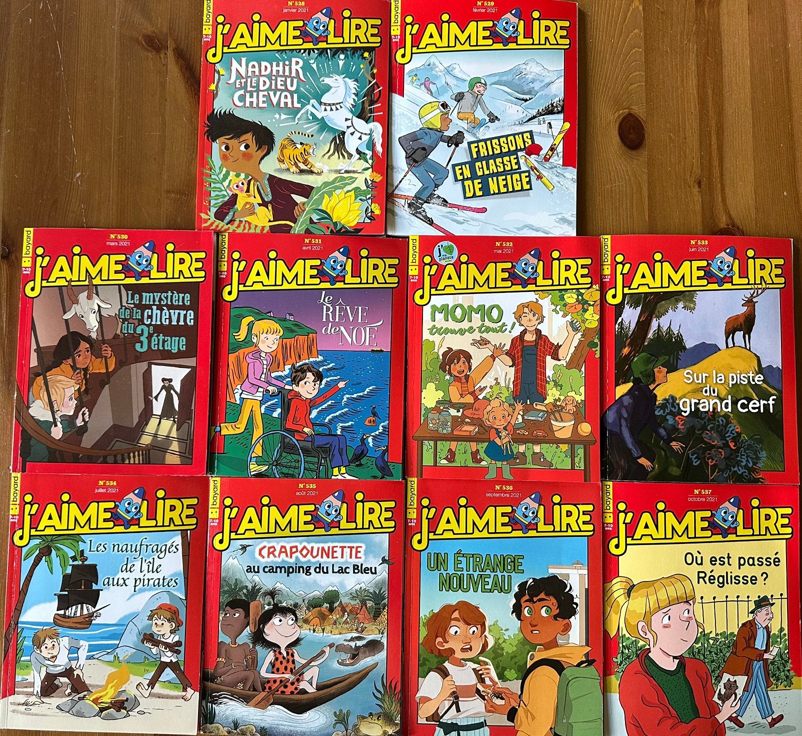 Lot de 10 livres  « J’aime lire » avec CD audio, Livres, Enlèvement, Utilisé