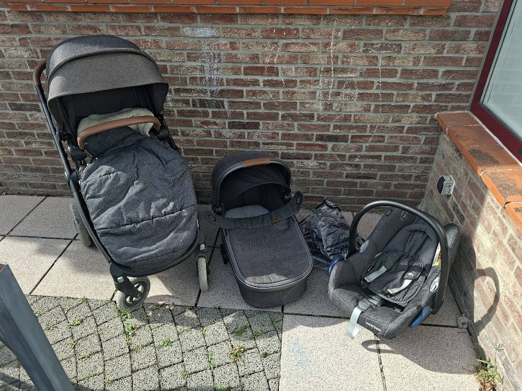 Buggy 3in 1, Ophalen, Gebruikt, Maxi-Cosi, Regenhoes