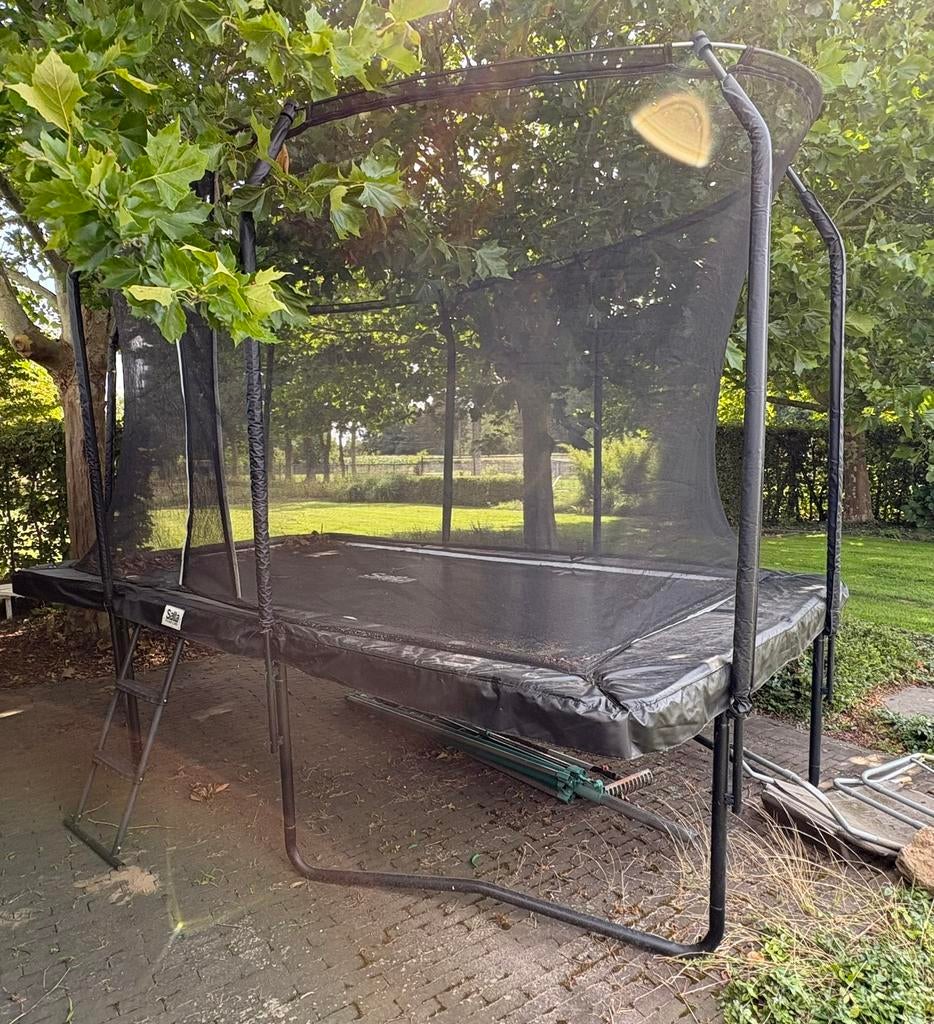 Rechthoekige trampoline merk Salta, Ophalen, Gebruikt