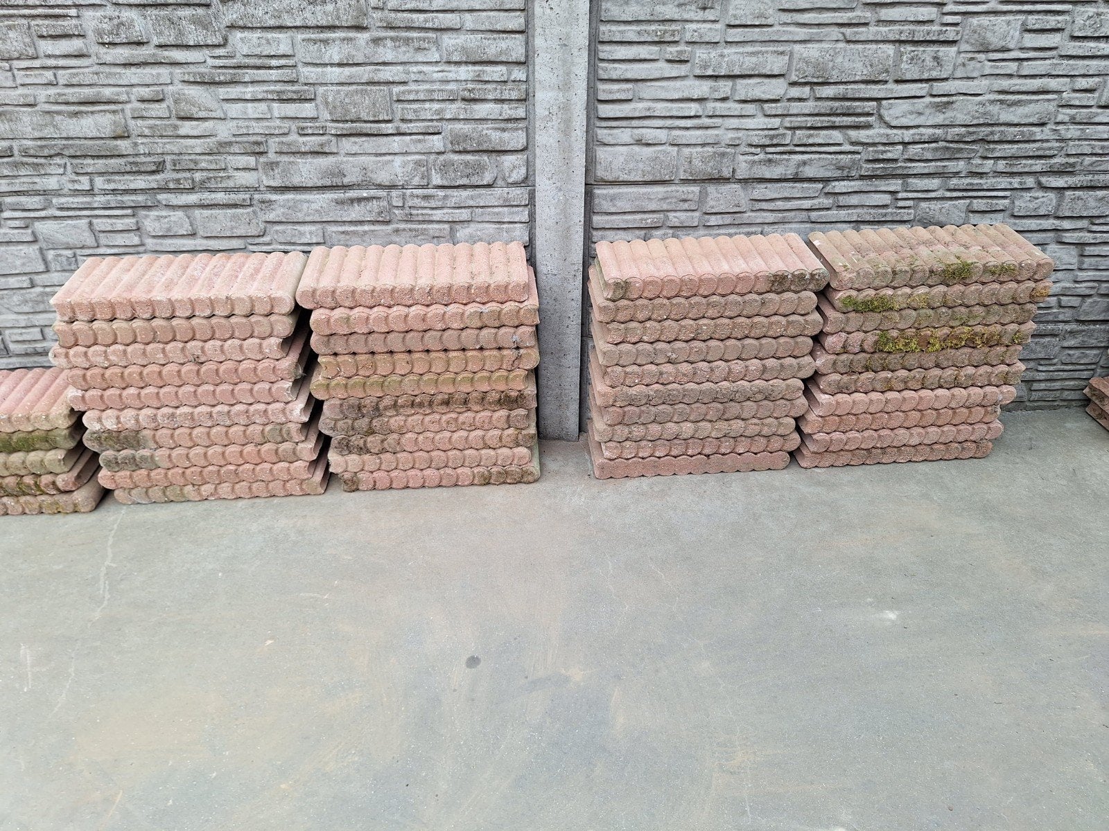Kantboordjes 50cm (63 stuks + 9 gebroken), Ophalen, Gebruikt, Minder dan 180 cm, Overige typen