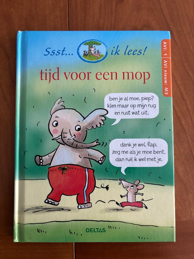 AVI 1 avi M3 ssst ik lees Tijd voor een mop., Ophalen of Verzenden, Zo goed als nieuw, Ssst ik lees