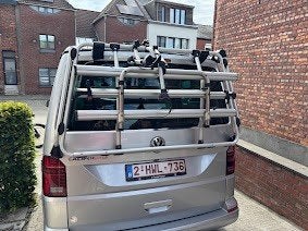 Fiamma T6 pro fietsenrek fietsendrager, Auto diversen, Fietsendragers, Ophalen, 3 fietsen of meer, Gebruikt, Achterklepdrager