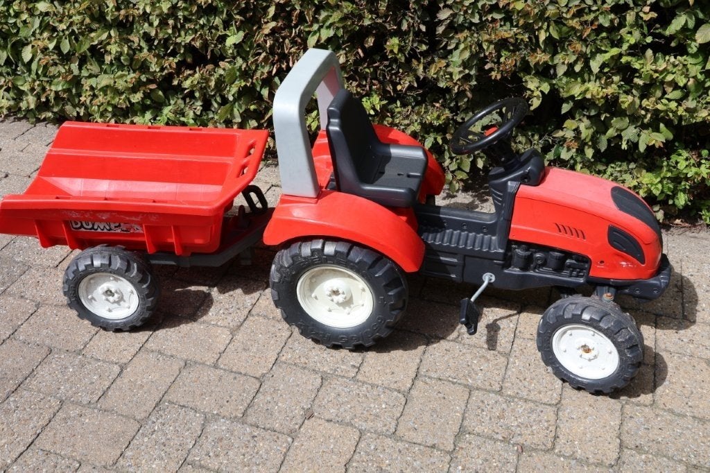 Traptractor met kipkar, Ophalen, Gebruikt, Trapvoertuig