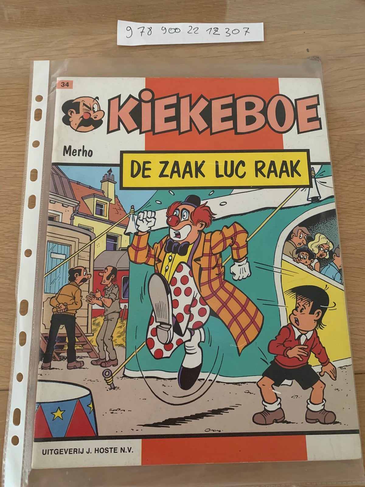 Merho - Kiekeboe - De zaak Luc Raak (eerste druk), Enlèvement ou Envoi, Comme neuf