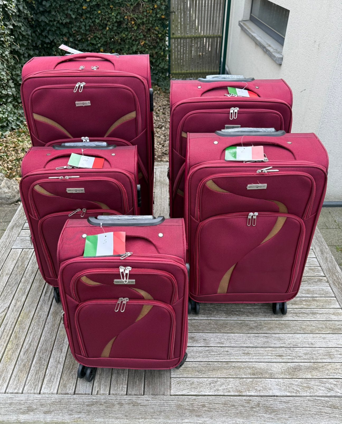 Reiskoffer set 5-delig  *nieuw*, Ophalen, Nieuw, Overige materialen, Wieltjes