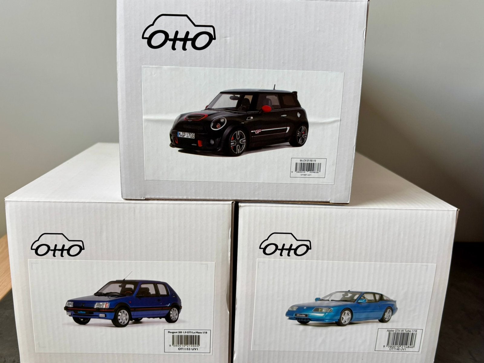 1:18 set van 3 OTTO models, Hobby & Loisirs créatifs, Enlèvement ou Envoi, Comme neuf