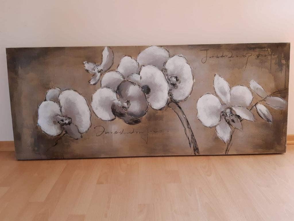 Schilderij met bloemen, Enlèvement, Comme neuf, Peinture