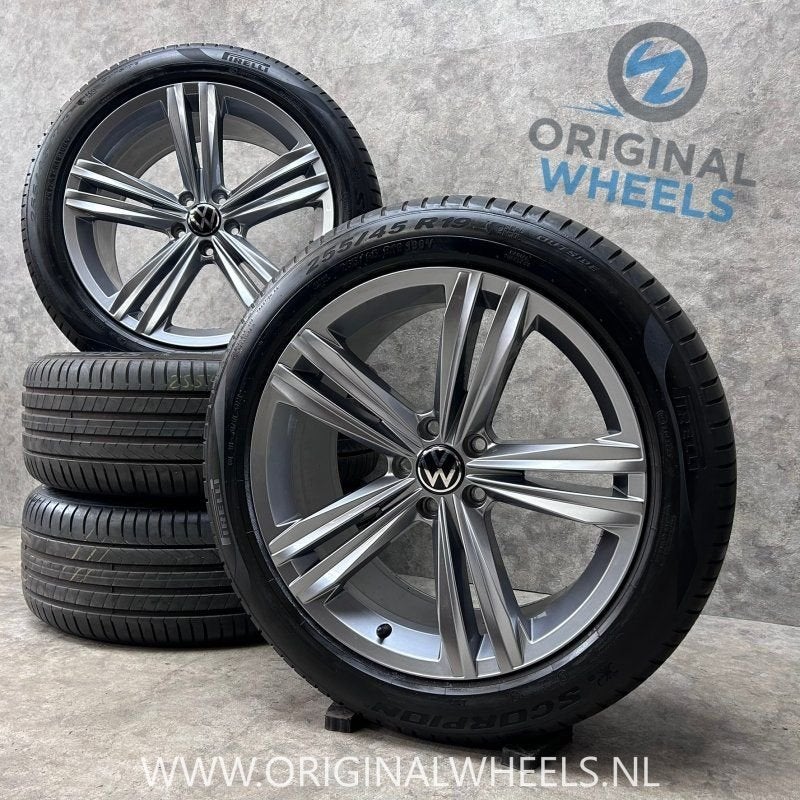 19 inch originele Sebring velgen + zomerbanden VW Tiguan, Auto-onderdelen, 19 inch, Gebruikt, 255 mm, -