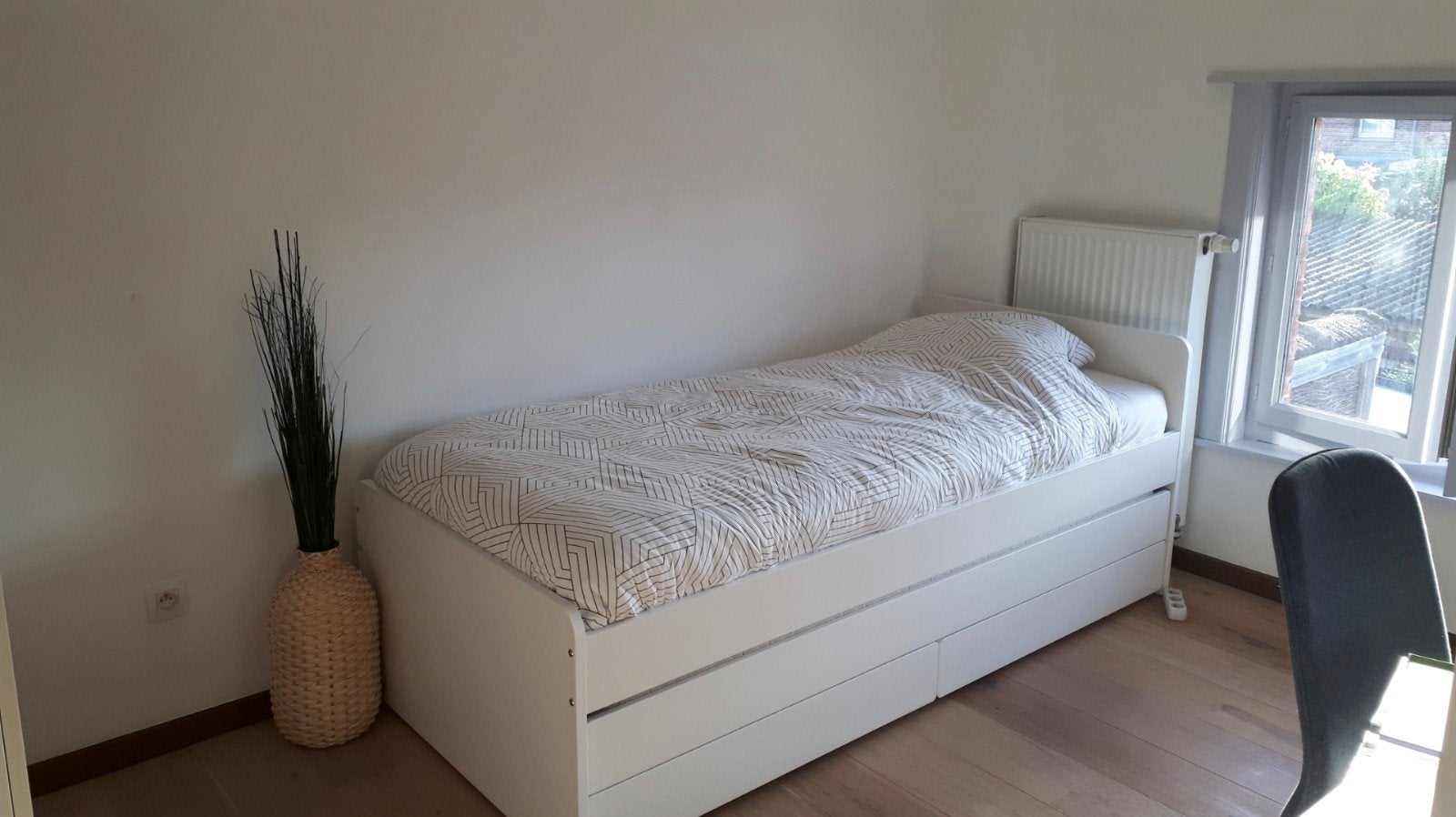 SLÄKT 1p-bed Ikea & logeerbed, Maison & Meubles, Chambre à coucher | Lits, 90 cm, Comme neuf, Enlèvement, 200 cm