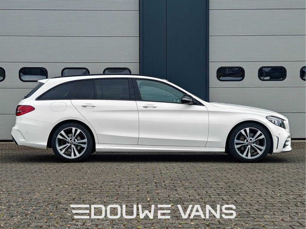 Mercedes-Benz C-Klasse Estate 200 AMG Night Edition Distroni, Cuir et Alcantara, Entreprise, Carnet d'entretien, 1465 kg