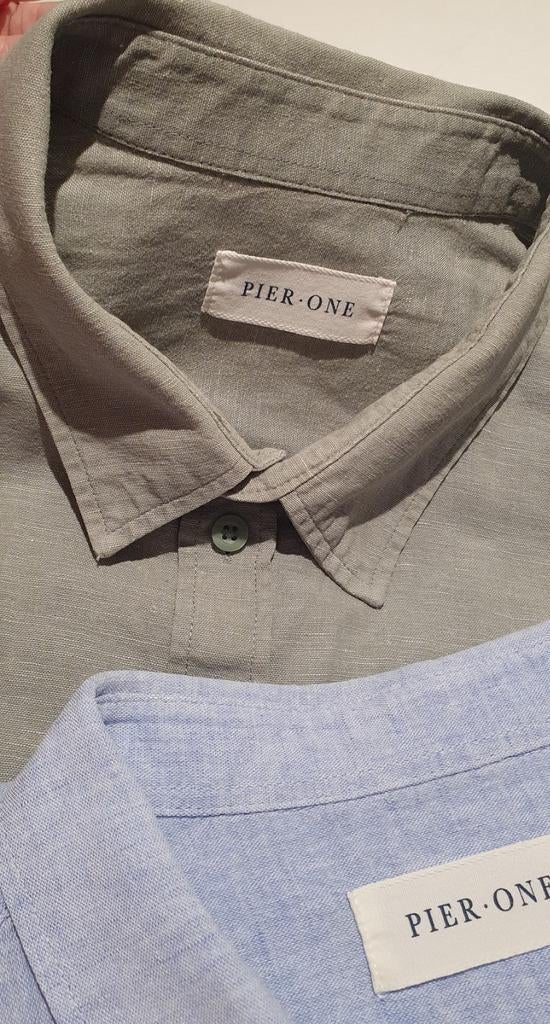 Heren hemden linnen/ cotton in nieuwstaat!, Vêtements | Hommes, Chemises, Envoi, Neuf, Autres couleurs