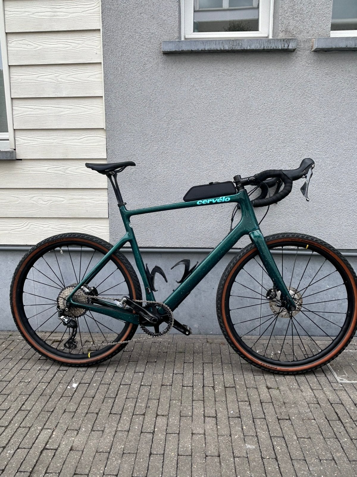 Cervelo Aspero (maat 56) racing green - 2020) gravelbike, Fietsen en Brommers, Gebruikt, Carbon, 10 tot 15 versnellingen, Heren
