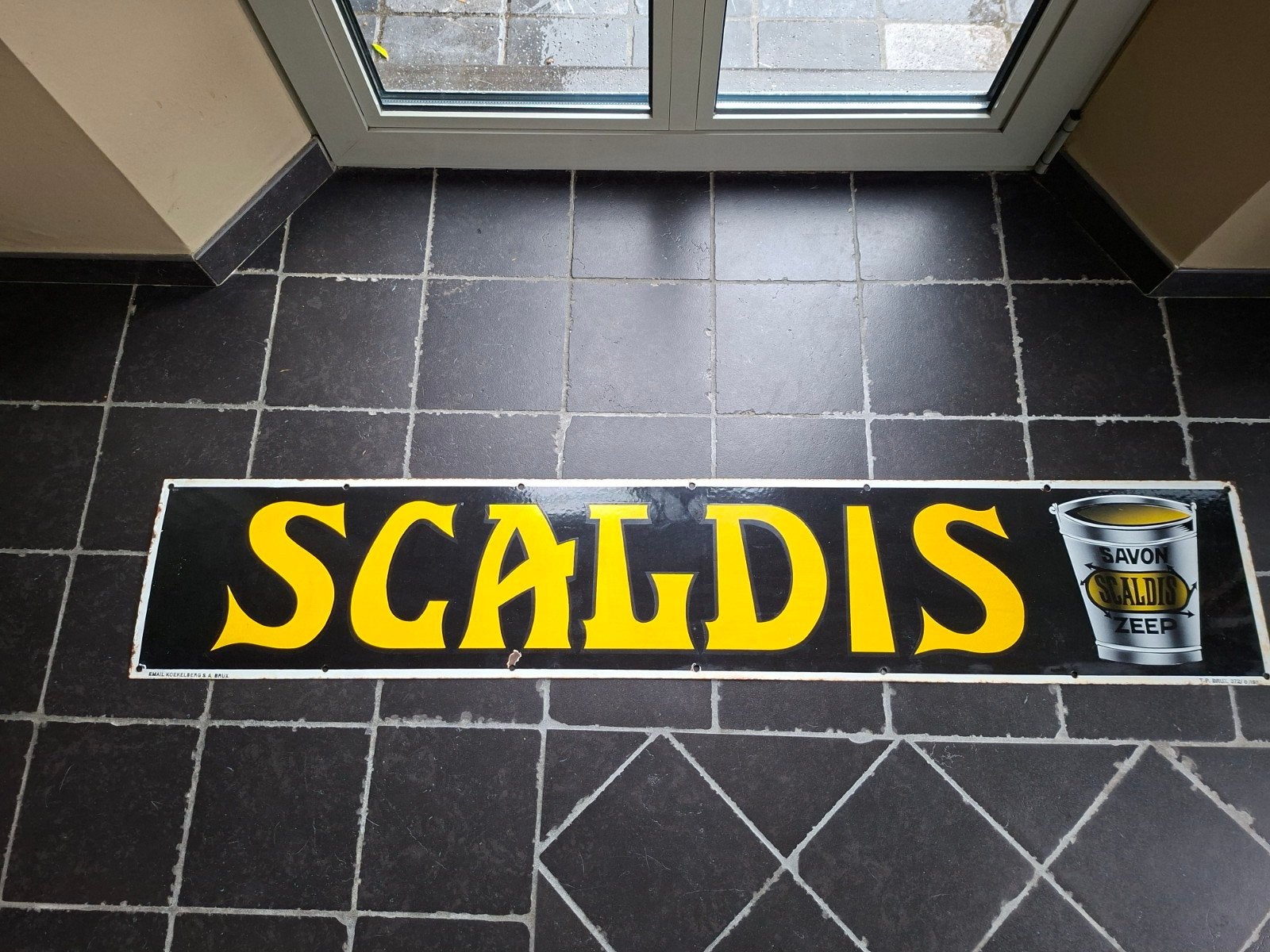 plaque émaillée Scaldis, Antiquités & Art, Enlèvement ou Envoi