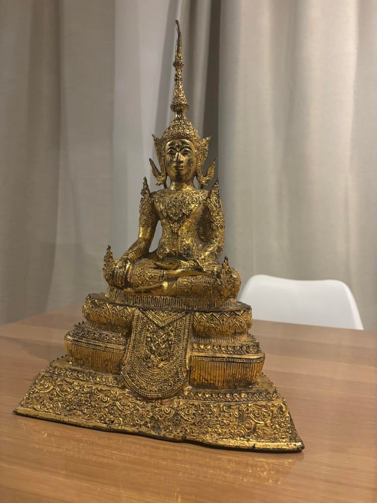 Statue de buddah en bronze, Enlèvement ou Envoi, Bronze