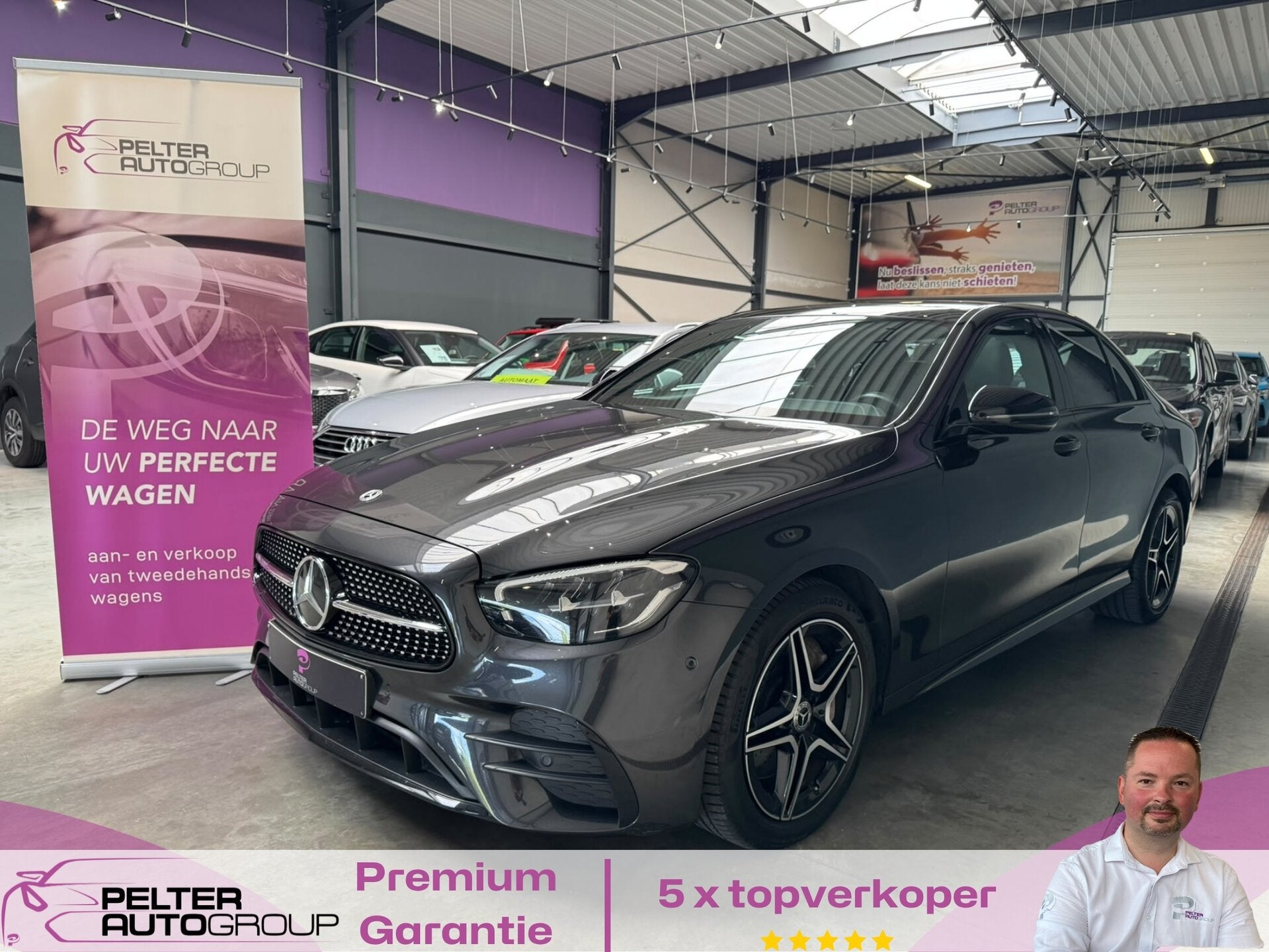 Mercedes-Benz E 300 de AMG Line PHEV Hybrid Pano Dak Camera, Auto's, Mercedes-Benz, 0 min, https://public.car-pass.be/vhr/49114453-6037-4f8c-a200-a5c82619af5e