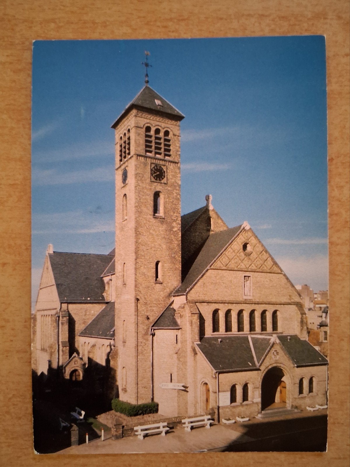 postkaart Kerk van De Panne, Ophalen of Verzenden