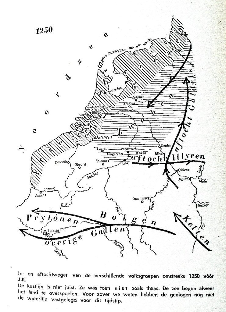Geschiedenis der Nedere Landen - 1966 - Yv. Tournay e.a., Enlèvement ou Envoi, Utilisé, Yv. Tournay/Clio Indeurop en zijn 24 medewerkers