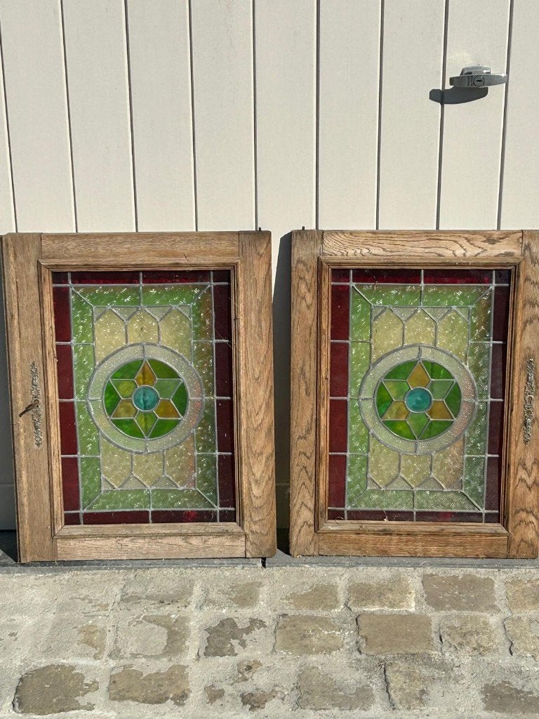 Loodglas - kast deurtjes, Ophalen