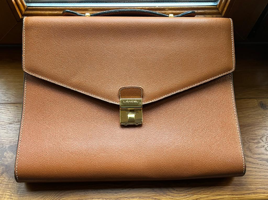 Mooie design laptoptas of  aktetas „LANCEL”, Handtassen en Accessoires, Tassen | Damestassen, Zo goed als nieuw, Overige typen