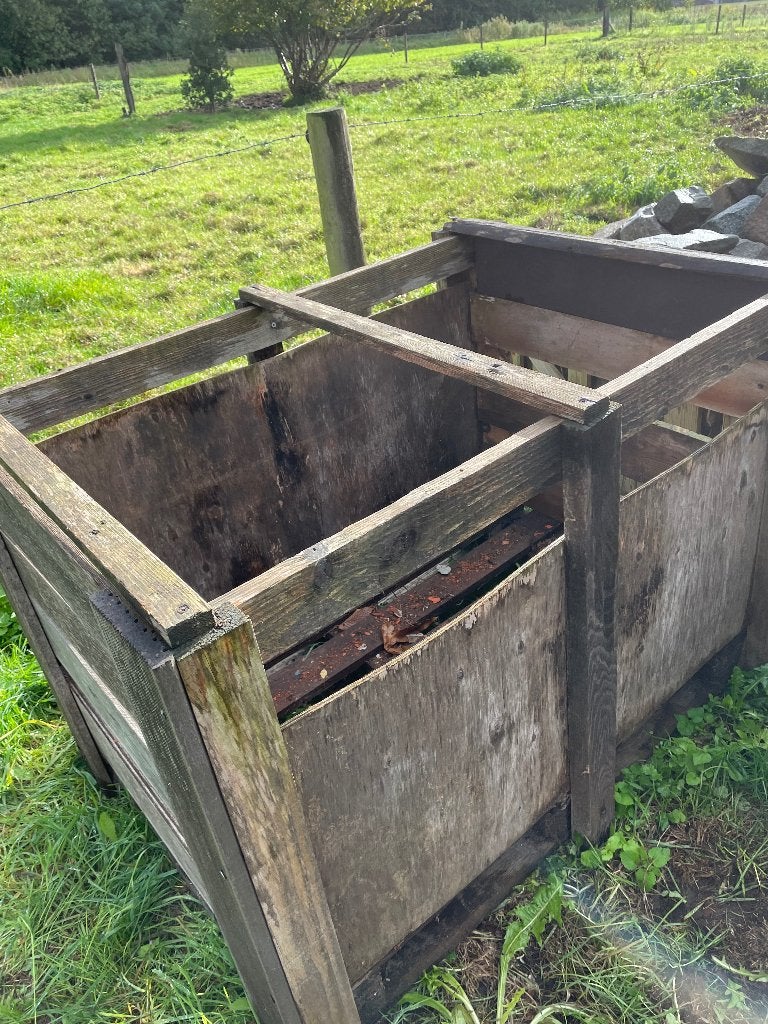 Houten  kisten, Ophalen, Gebruikt