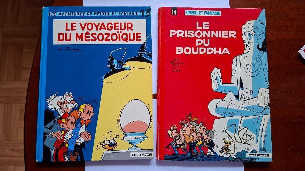 BD spirou franquin dos rond 13 et 14, Plusieurs BD, Utilisé, Franquin, Envoi