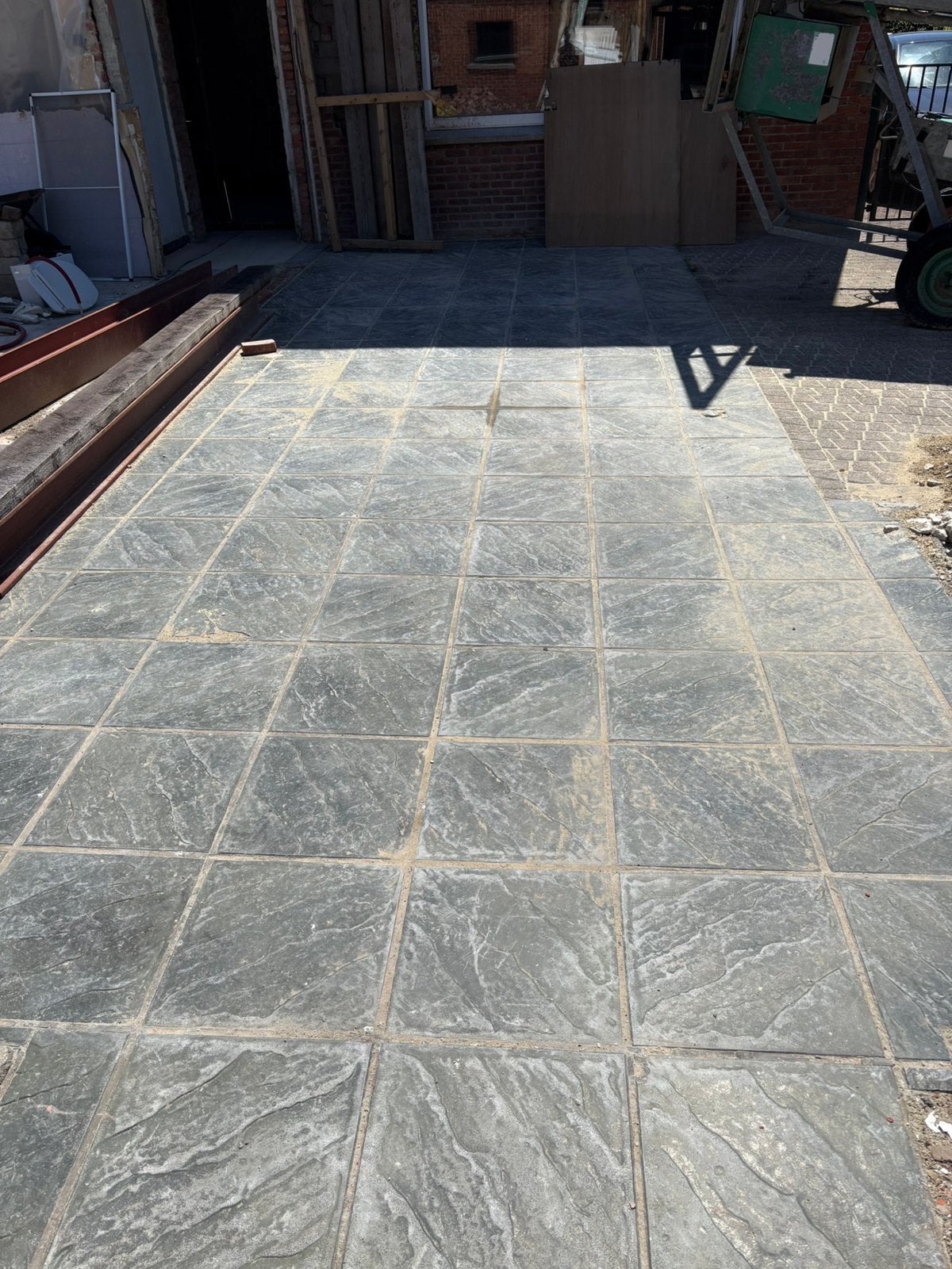 Betontegels, Tuin en Terras, Ophalen, Zo goed als nieuw, Beton