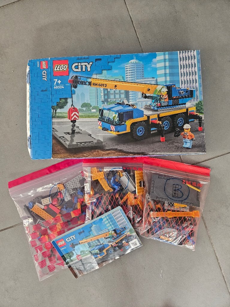 Lego City bouwkraan 60324, Ophalen, City, Lego, Zo goed als nieuw