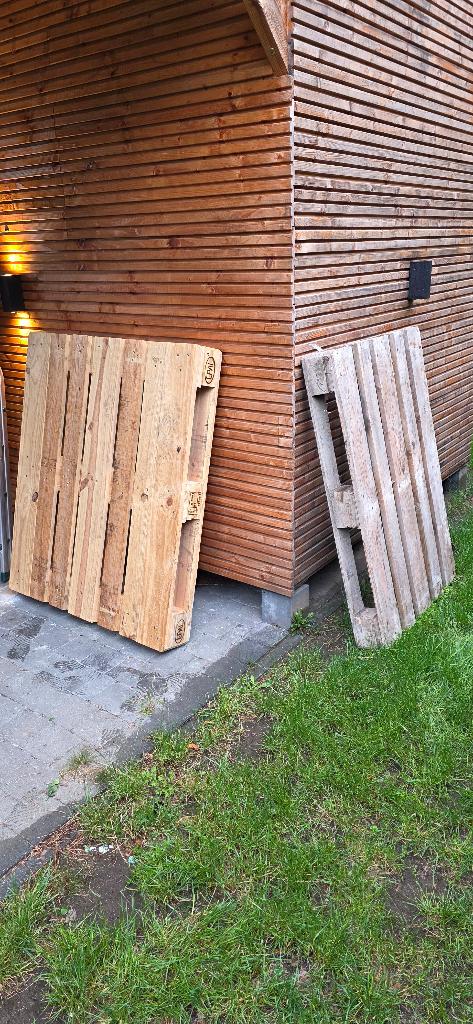 3x Europallet, Doe-het-zelf en Bouw, Hout en Planken, Ophalen, Zo goed als nieuw, Pallet