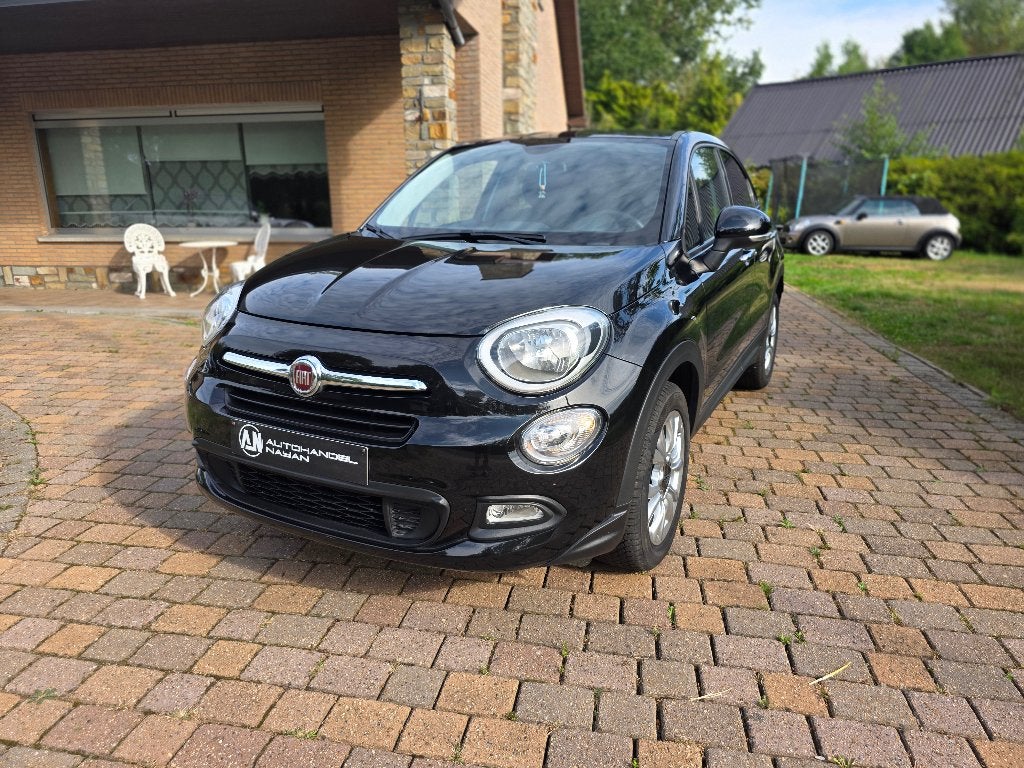 Fiat 500X 1.6 Pop Lounge | Benzine | Cruise | LEZ OK, Auto's, Voorwielaandrijving, 139 g/km, Zwart, 5 deurs
