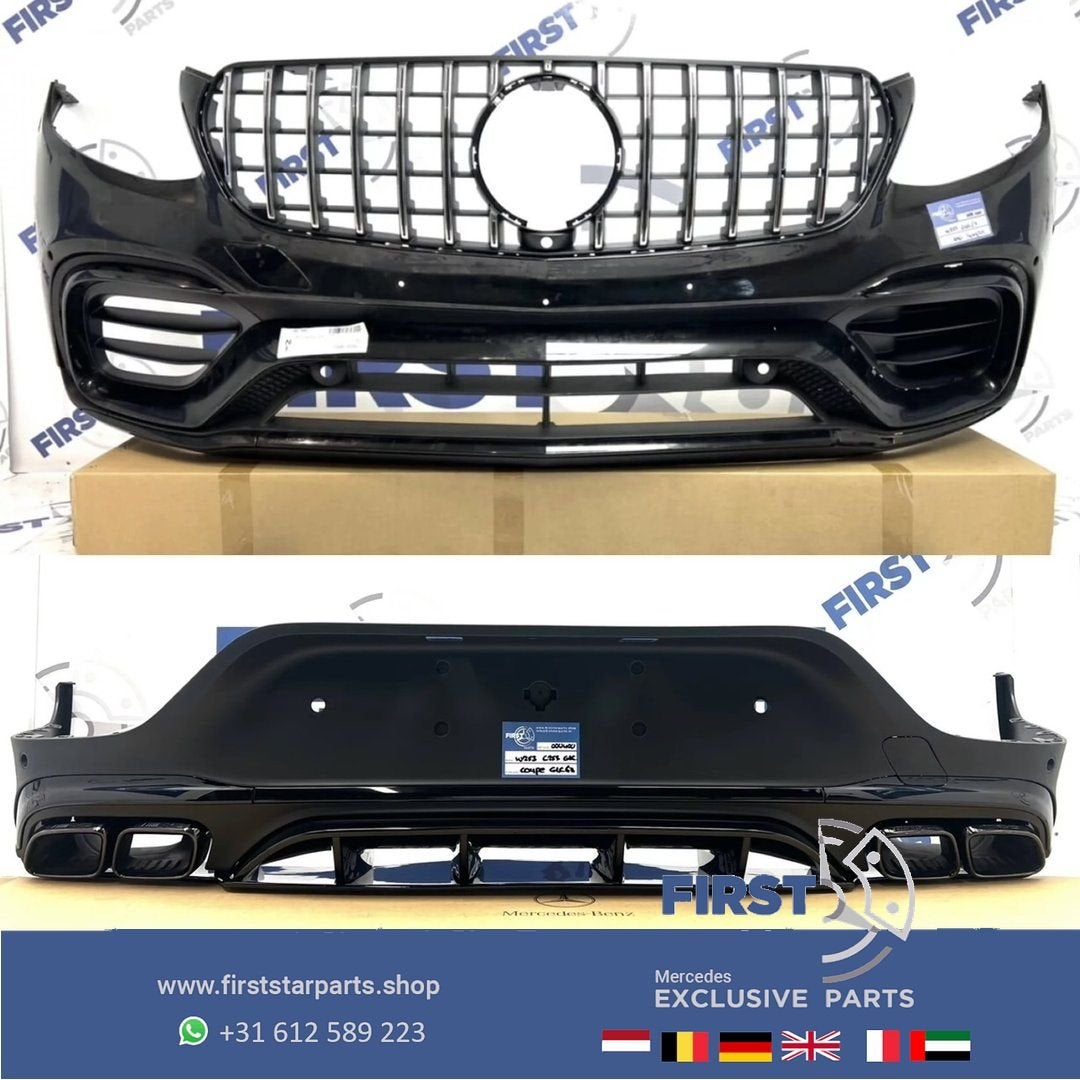 C253 GLC63 AMG COUPÉ PAKKET BUMPER SET W253 GLC 63 AMG PRE-F, Utilisé, Avant, -, -