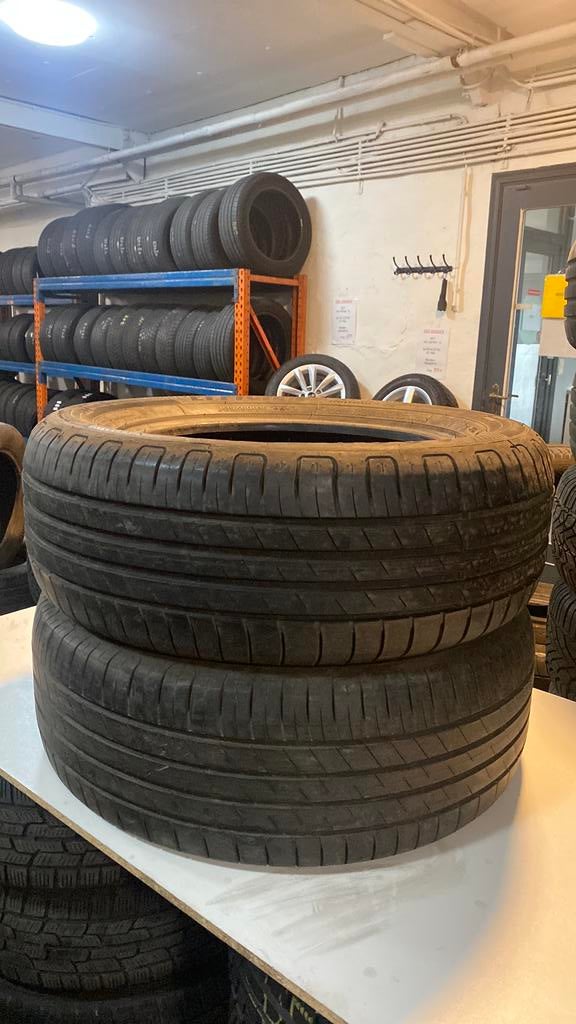215/60/16-95v merk goodyaer zomer banden per  stuk 45 eur, Ophalen, Zo goed als nieuw