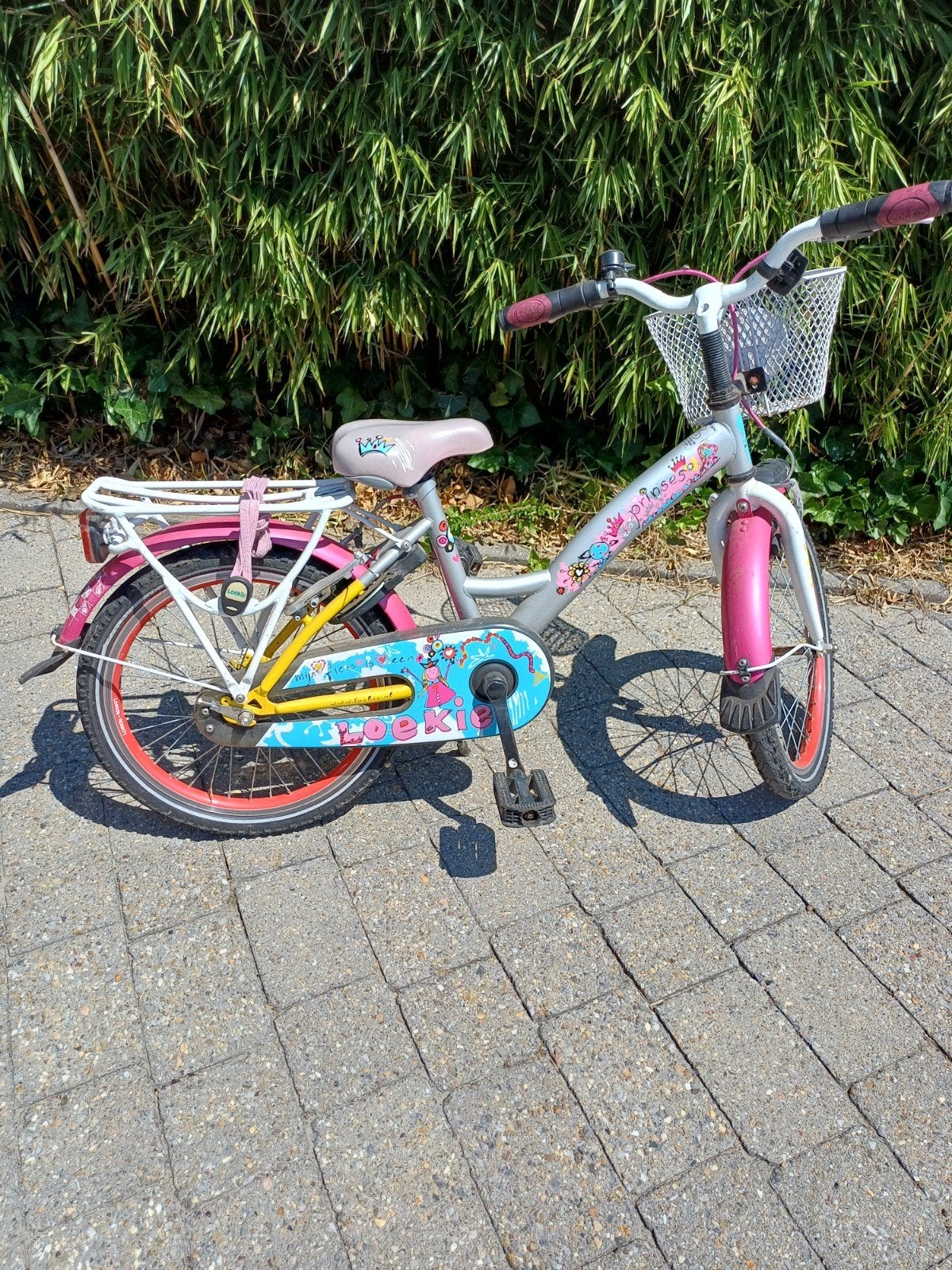 Fiets voor meisjes - merk Loekie - 18 inch (5 - 7 jaar), Ophalen, 18 inch
