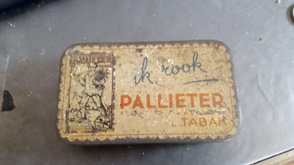 tabakdoos  PALLIETER, Verzamelen, Ophalen of Verzenden